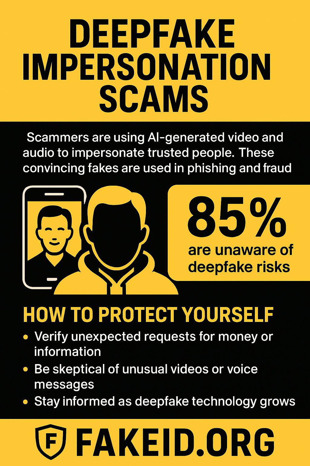 Deepfake Scam Infographic